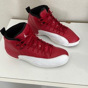 Jordan 12’s Gym red
